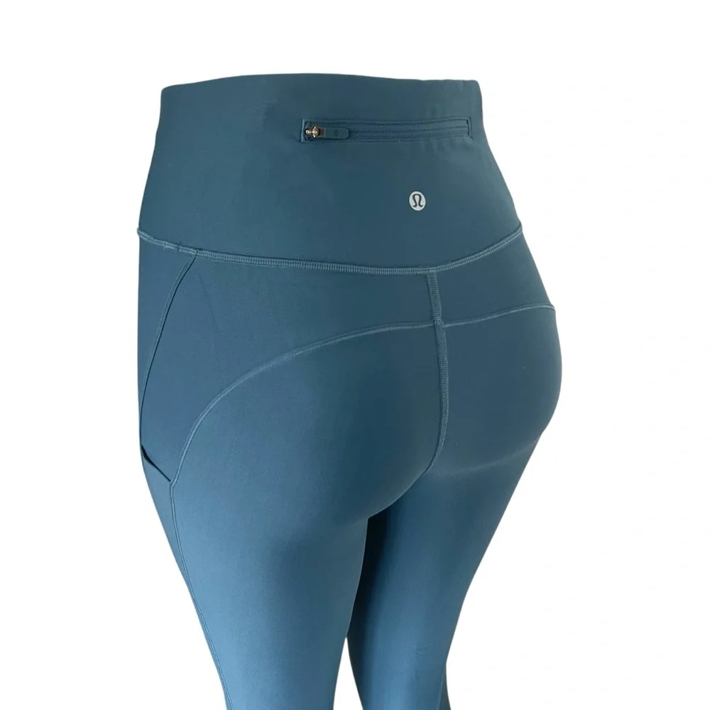 Lululemon Flurry Up Fleece Lined Super High Rise Leggings Rare Size 6 - Picture 6 of 9